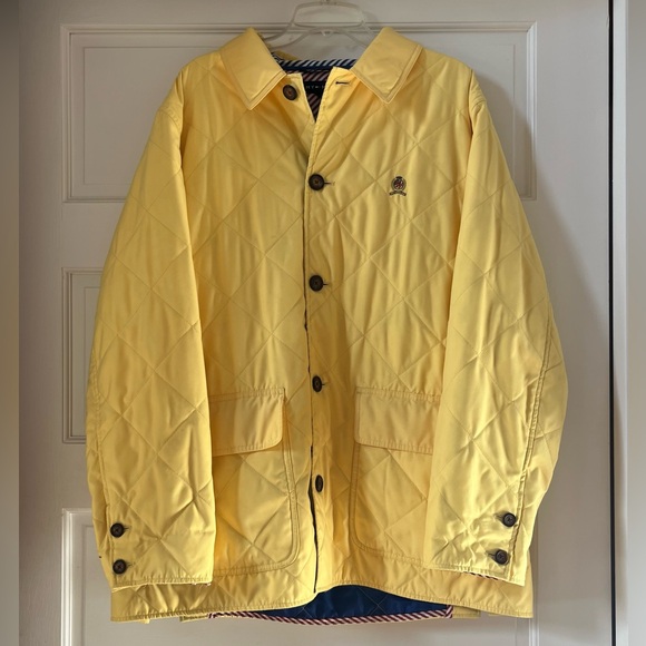 Tommy Hilfiger Jackets & Blazers - Vintage Tommy Hilfiger Women’s Yellow Coat